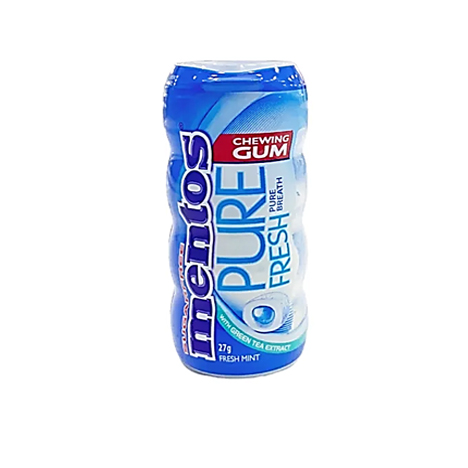 Sugar Free Freshmint Chewing Gum With Greentea Extract Pure Fresh
