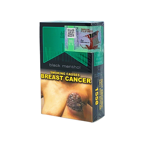 Black Menthol Flip Top Box Cigarettes