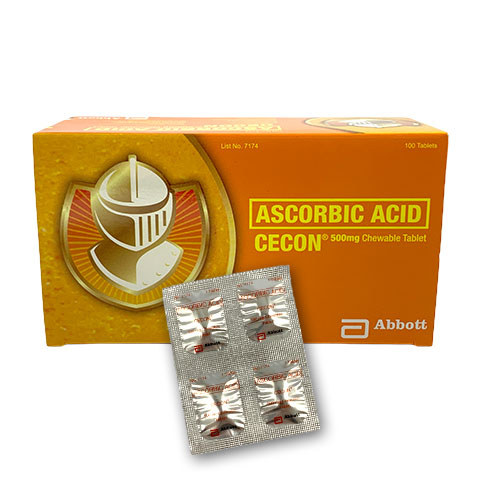 Cecon Ascorbic Acid Chewable Tablet 500mg