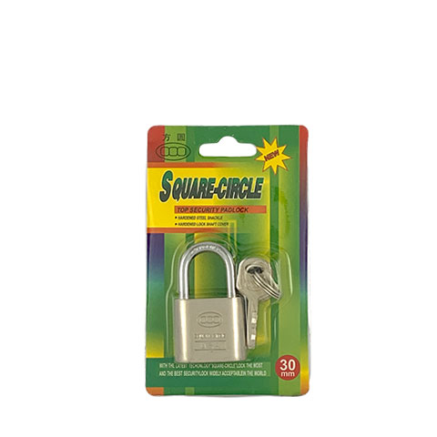 Square Circle Padlock 30mm