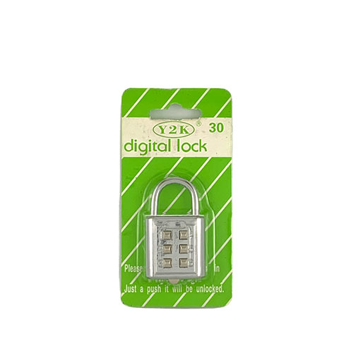 Y2K Combination Digital Lock 30mm