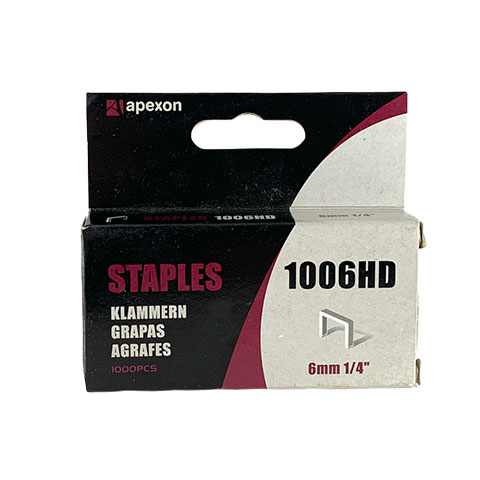 Staples 1006HD 6mm 1x4 1000pcs