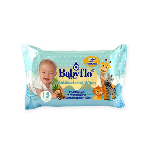 Antibacterial Wipes with Moisturizer 15wipes
