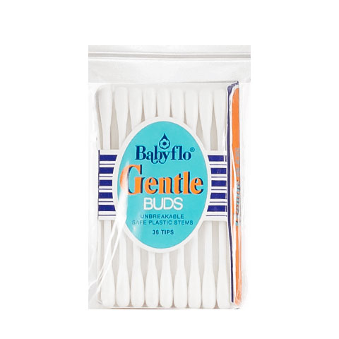 Gentle Buds Plastic Stems White