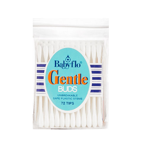Gentle Buds Plastic Stems White