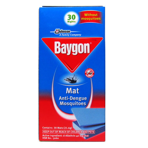 Mats Anti-Dengue Mosquitoes 30s