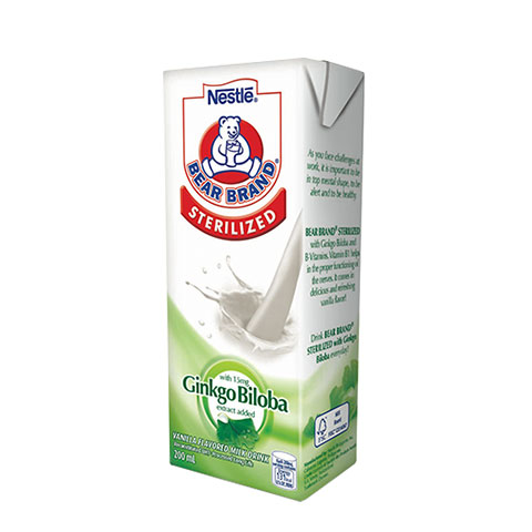 Sterilized Full Cream Milk Ginkgo Biloba