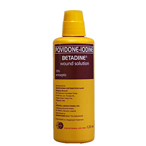 Povidone Iodine Wound Solution Antiseptic 10%