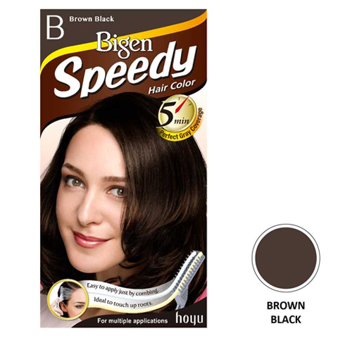 Speedy Hair Color Brown Black