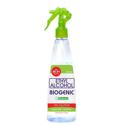 Ethyl Alcohol 70% Solution with Moisturizer Spray