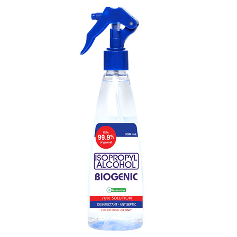 Isopropyl Alcohol 70% Solution with Moisturizer Spray