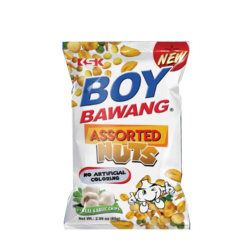 Assorted Nuts with Real Garlic Chips