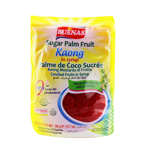 Sugar Palm Fruit Kaong in Syrup Red