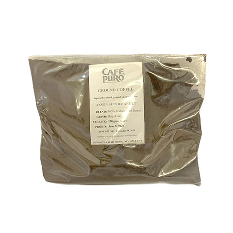 Ground Coffee Dark Roasted Pure Arabica