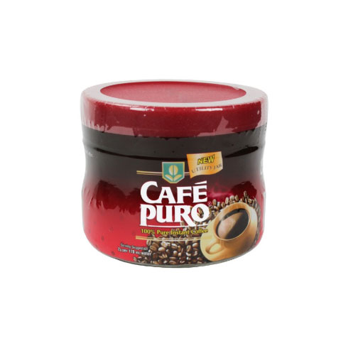 Pure Instant Coffee Glass Jar