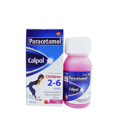Paracetamol 120mg/5mL Syrup for 2-6 yrs old Strawberry