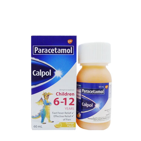 Paracetamol 250mg/5mL Syrup for 6-12 yrs old Orange