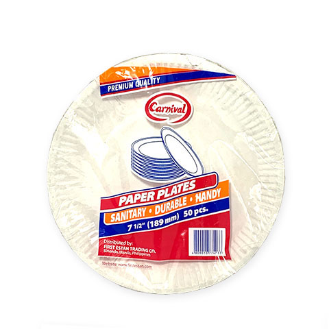 Round Paper Plate 189mm
