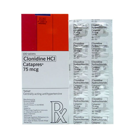 Clonidine HCI 75mcg