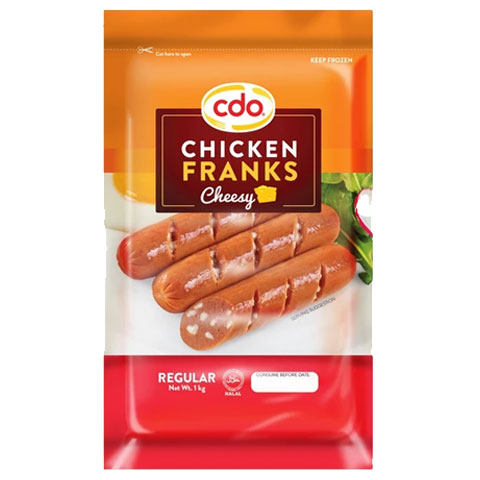 Chicken Franks Cheesy Regular