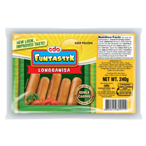 Funtastyk Pork Longganisa