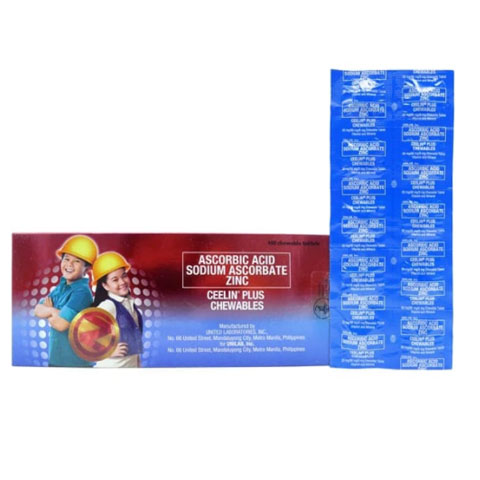 Plus Chewables Ascorbic Acid Tablet 500 mg