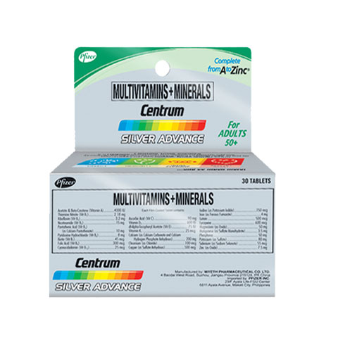 Silver Advance Multivitamins + Minerals