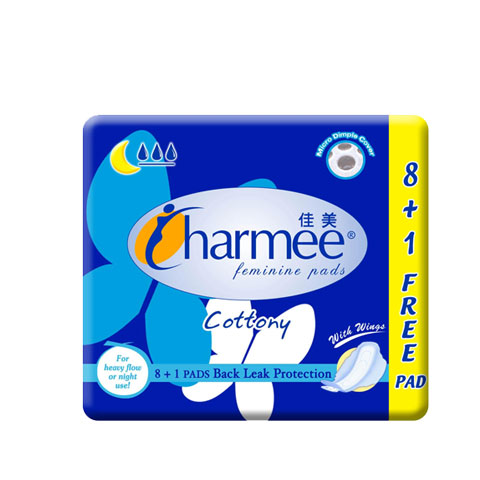 Feminine Pads Cottony Heavy Flow with Wings