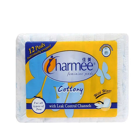 Feminine Pads Cottony With Wings