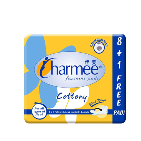 Feminine Pads Cottony with Wings