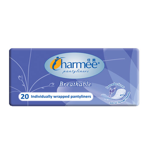 Panty Liner Breathable Lavender Individual Wrapped