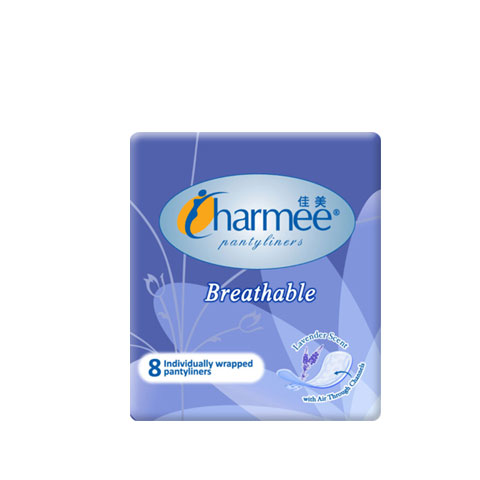 Panty Liner Breathable Lavender Individual Wrapped