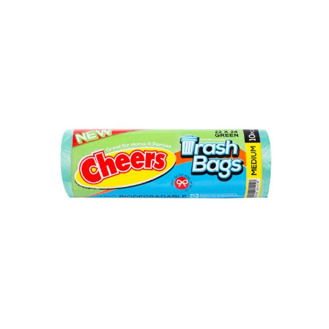 Trash Bag Green Medium