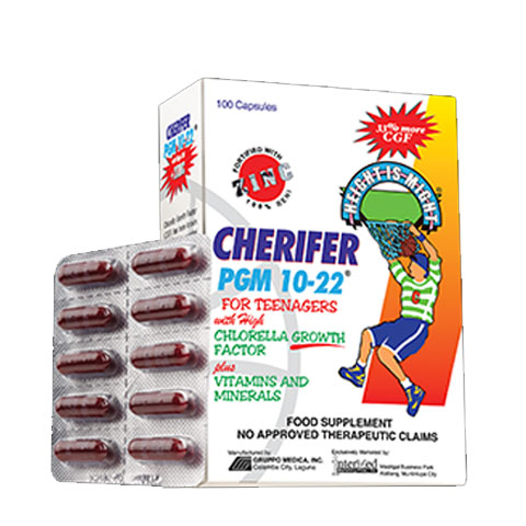 Capsules PGM 10-22 For Teenagers with High Chlorella Growth Factor + ZINC