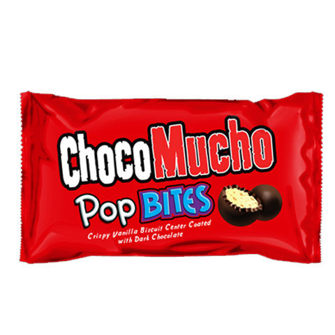 Pop Bites Dark Chocolate Crispy Vanilla Biscuit