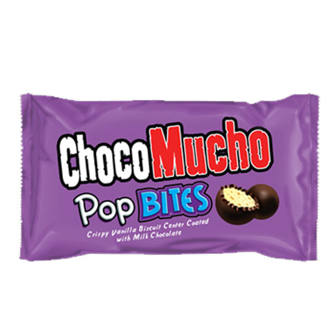 Pop Bites Milk Chocolate Crispy Vanilla Biscuit