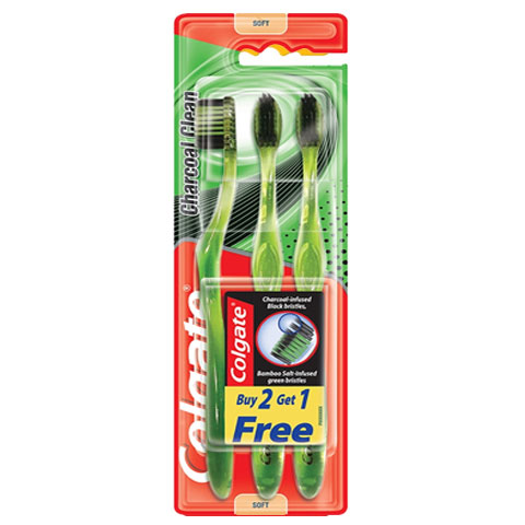 Toothbrush Charcoal Clean Soft Buy 2 Get 1