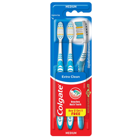 Toothbrush Extra Clean Medium Buy 2 Get 1