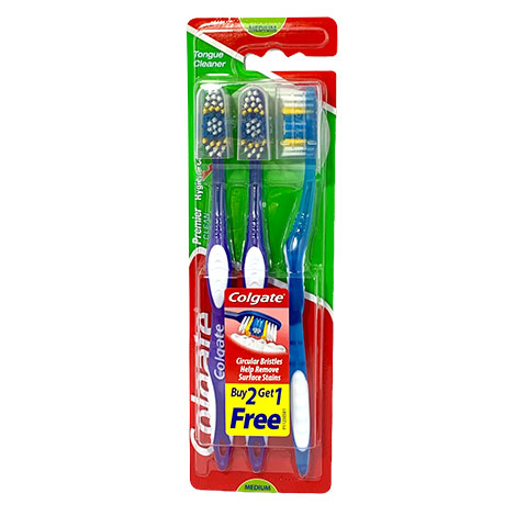 Toothbrush Premier Clean Medium Buy 2 Get 1