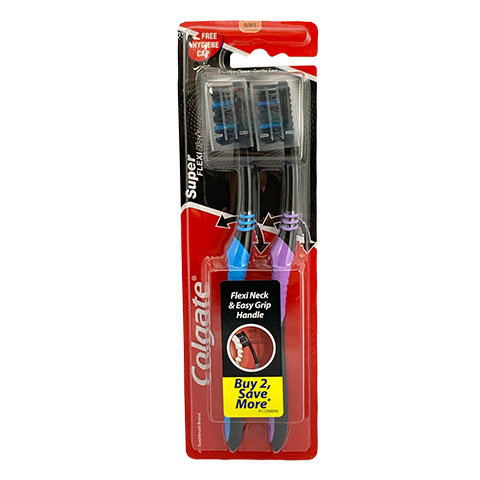Toothbrush Super Flexi Black Soft Buy 2 Save More