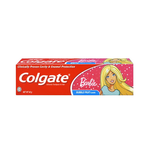 Toothpaste for Kids Barbie Bubble Fruit Flavor