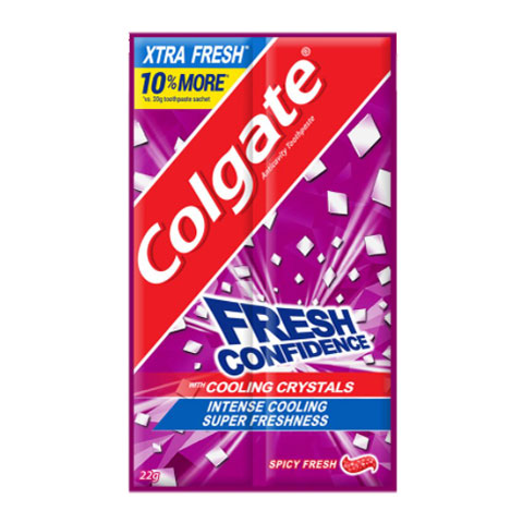Toothpaste Fresh Confidence Spicy Fresh Twin Sachet