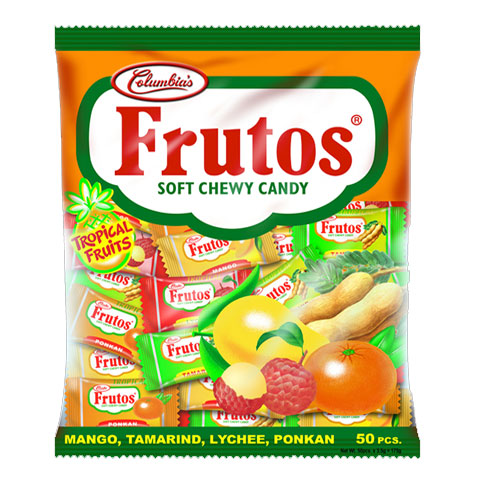Frutos Chewy Candy Tropical Fruits 50s
