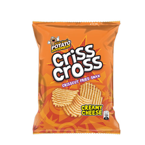 Crisscut Fries Snax Creamy Cheese