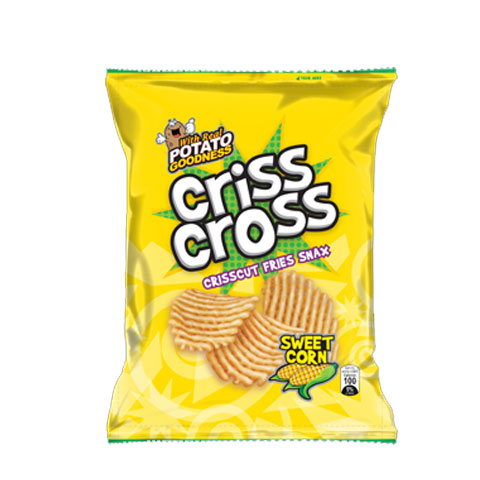 Crisscut Fries Snax Sweet Corn