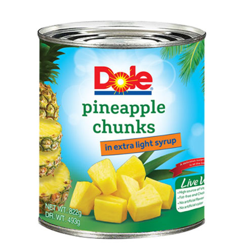 Pineapple Chunks in Extra Light Syrup