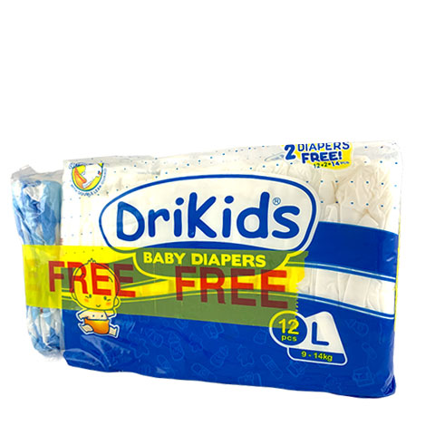 Baby Diapers Large for 9-14 kg
