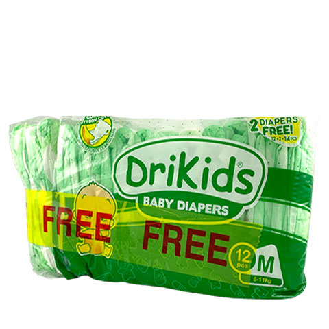 Baby Diapers Medium for 6-11 kg