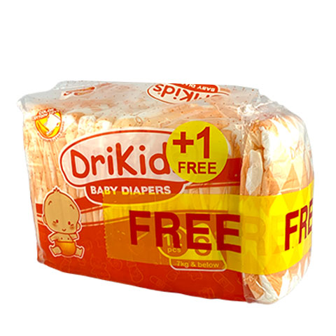 Baby Diapers Small for 7 kg & below