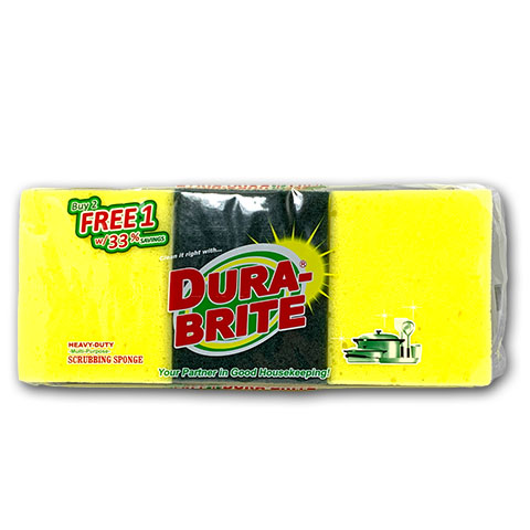 Heavy Duty Scrubbing Sponge 80mm x 100mm Buy 2 Free 1